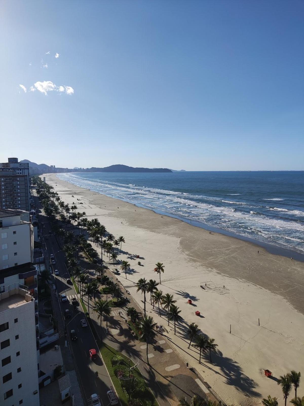 Apartamento Kitnet Pe Na Areia Praia Ocian Praia Grande  Zewnętrze zdjęcie