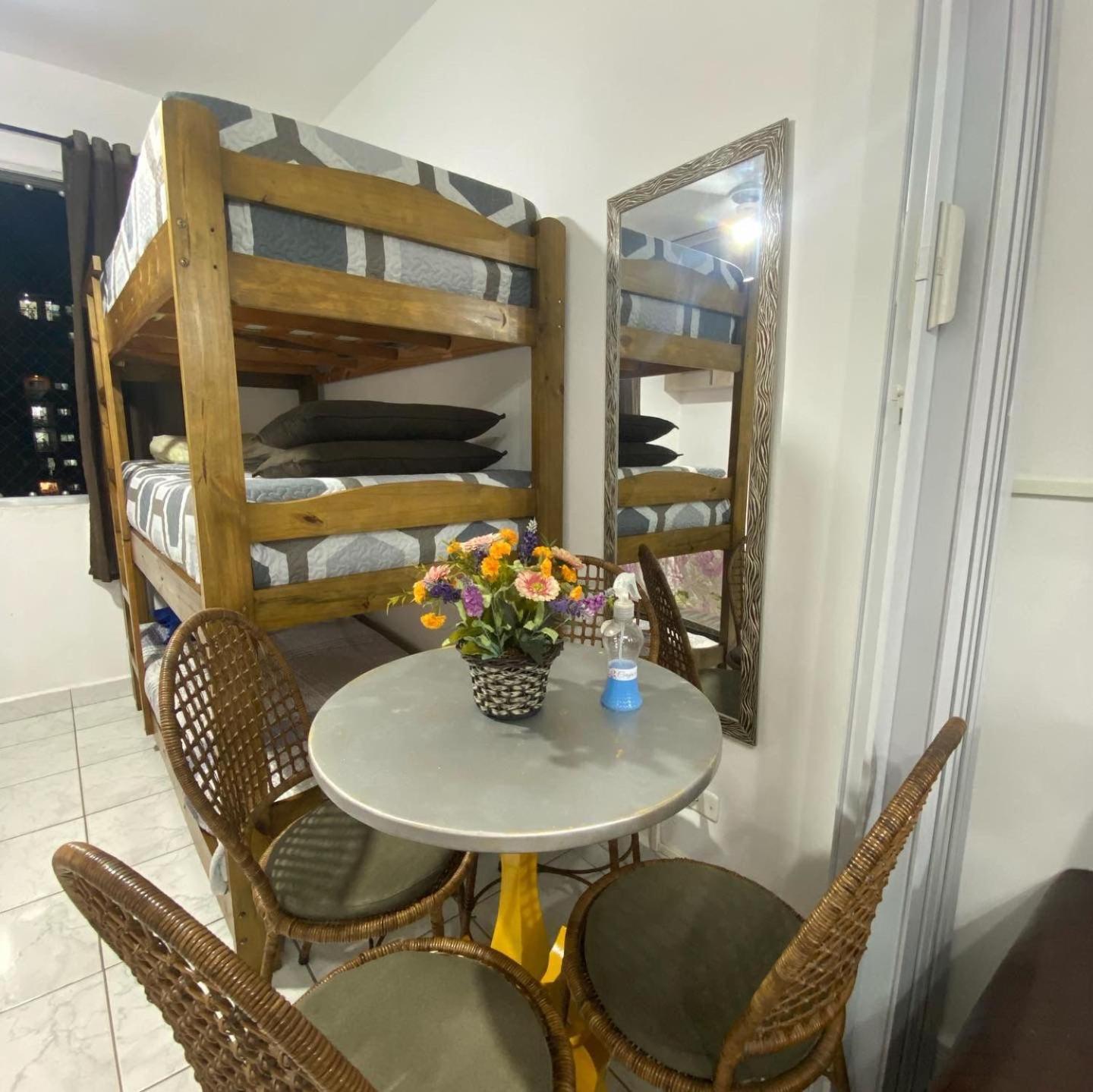 Apartamento Kitnet Pe Na Areia Praia Ocian Praia Grande  Zewnętrze zdjęcie