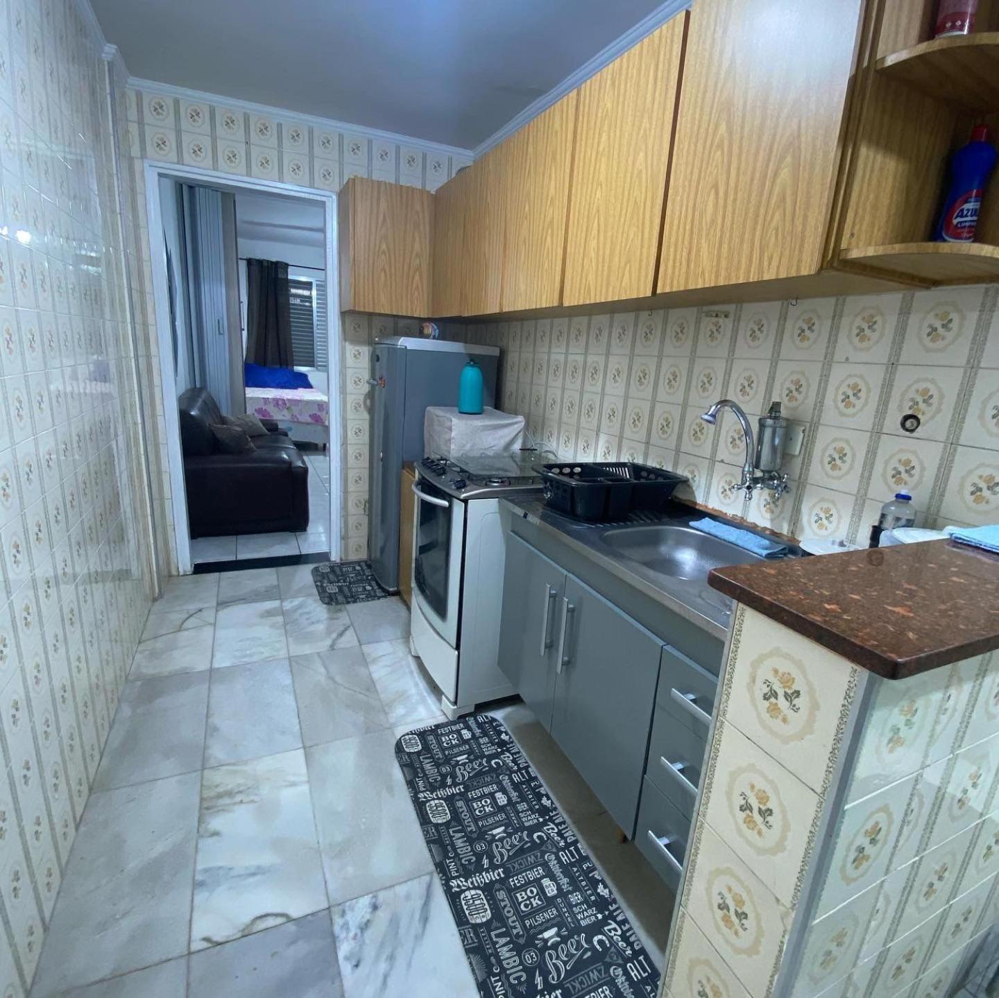 Apartamento Kitnet Pe Na Areia Praia Ocian Praia Grande  Zewnętrze zdjęcie