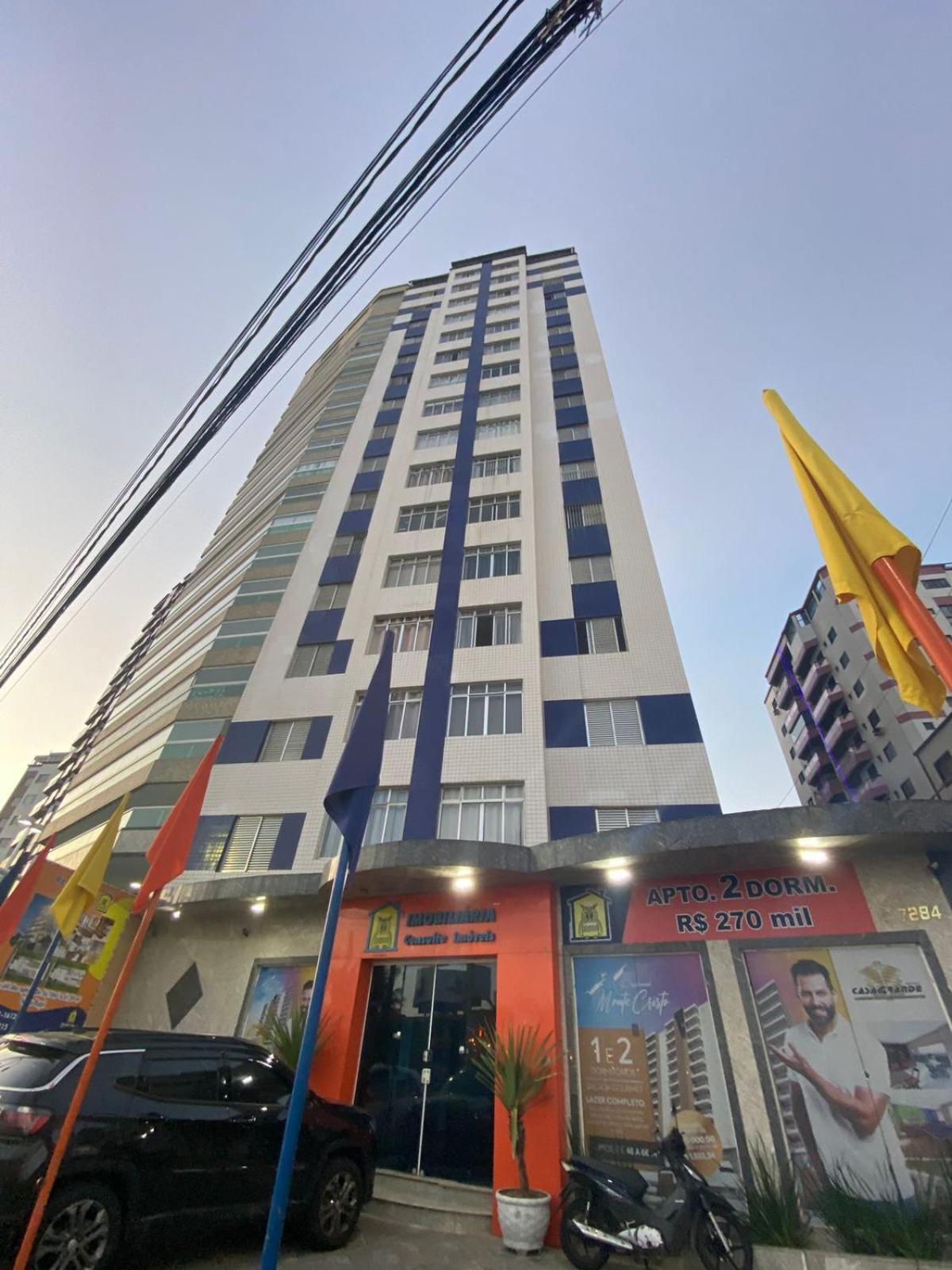 Apartamento Kitnet Pe Na Areia Praia Ocian Praia Grande  Zewnętrze zdjęcie
